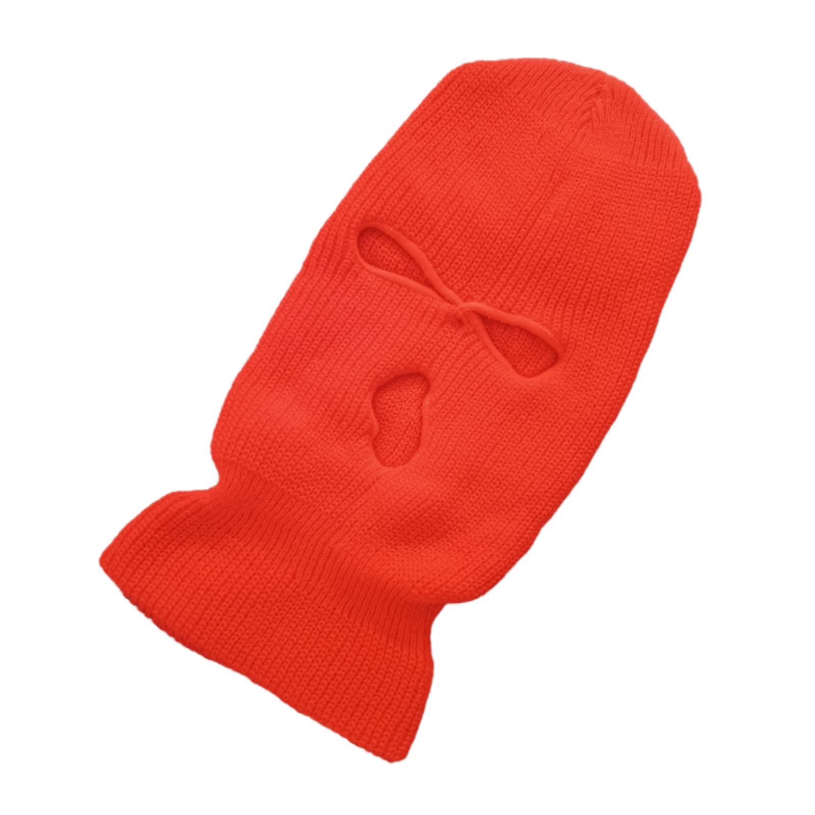 3 Hole Knit Balaclava - Gothic Ski Mask for Winter Warmth, Outdoor Sports & Cycling - Windproof Thermal Face Mask for Skiing, Snowboarding & Cold Weather Activities