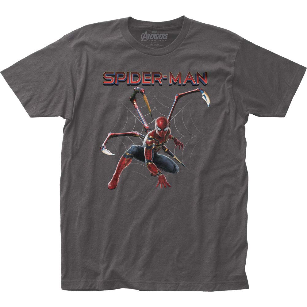 Avengers: Endgame Iron Spider Fitted Jersey Tee - Marvel Superhero Graphic T-Shirt for Men & Women - Perfect for Cosplay, Comic Con & Everyday Wear