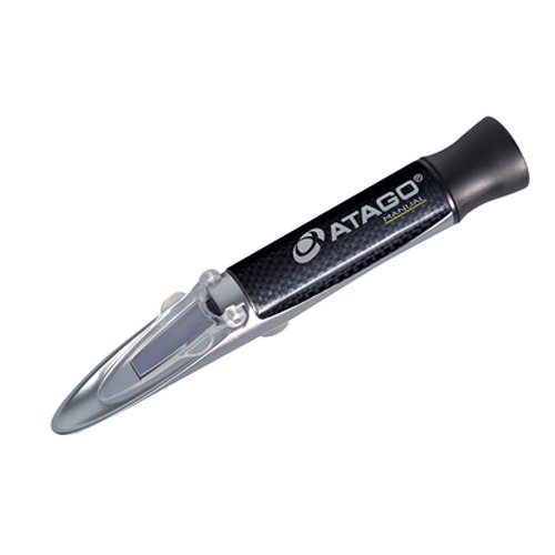 Atago 2313 Master-M Handheld Refractometer - 0.0-33.0% Brix Range with Manual Temperature Compensation | Ideal for Wine Making, Brewing, Honey Testing & Food Quality Control