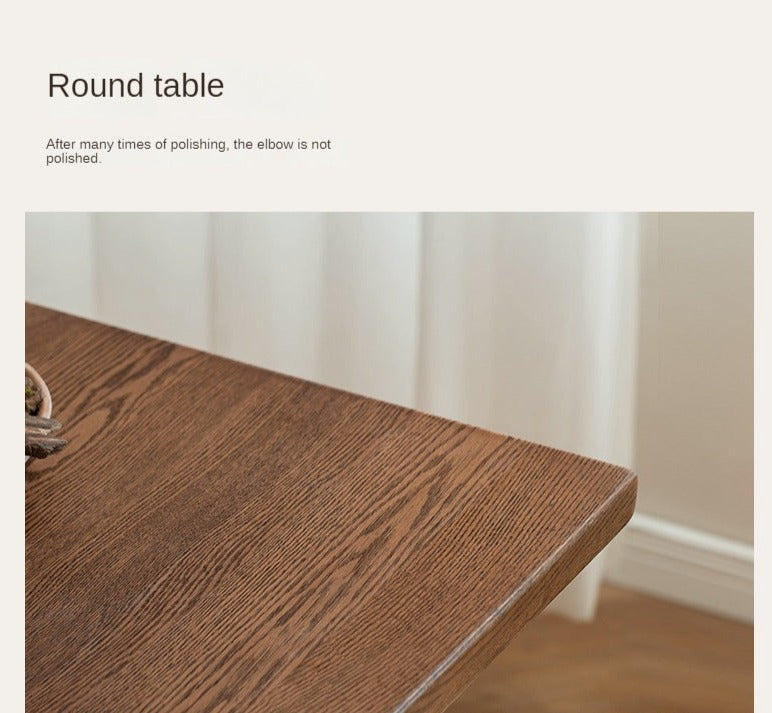 Premium Black Walnut & Oak Solid Wood Acrylic Suspension Dining Table - Modern Floating Design for Kitchen, Dining Room & Small Spaces