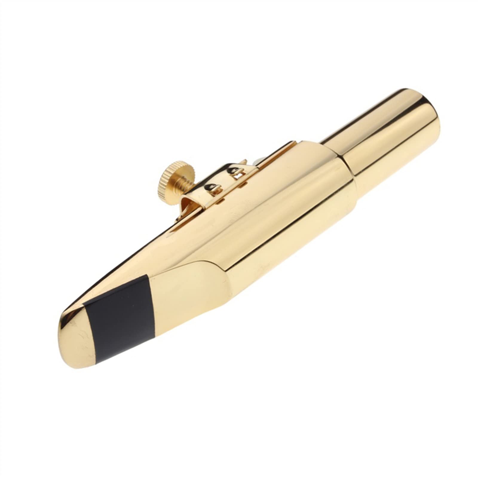 Professional Tenor Saxophone Metal Mouthpiece - Gold Plated Saxophone Accessories for Jazz, Blues & Live Performances - Perfect for Musicians & Students