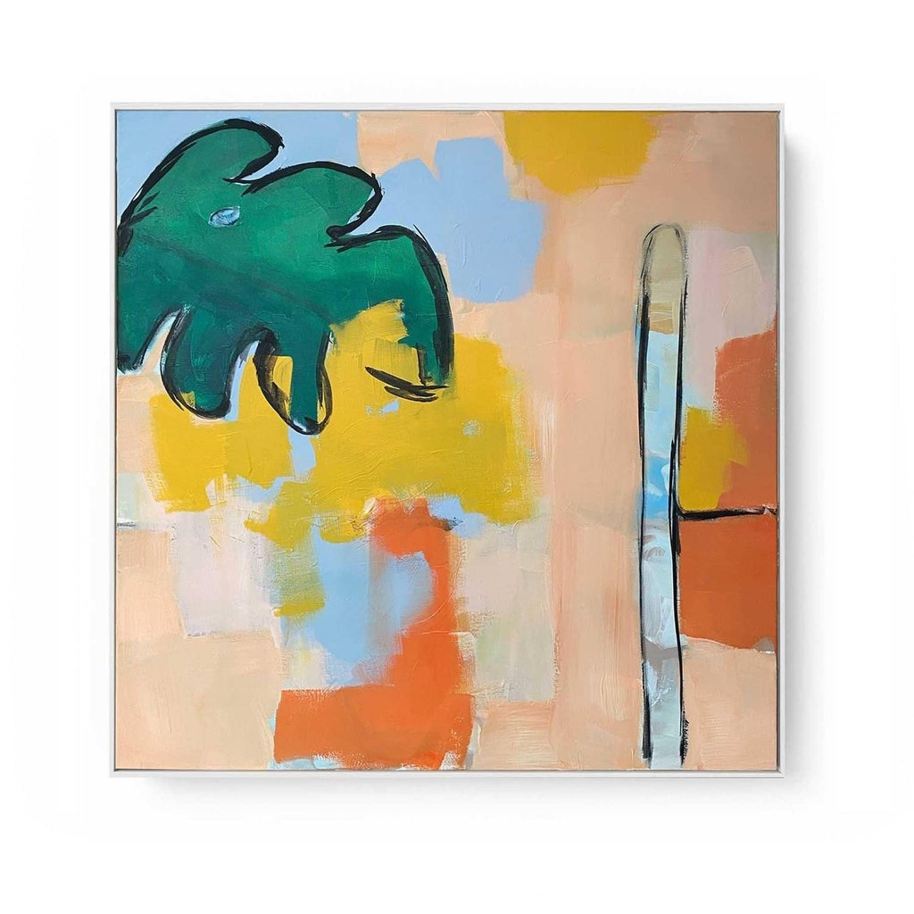 Urban Jungle Original Painting - Handmade Wall Art for Home & Office Decor - Perfect for Living Room, Bedroom & Office Spaces