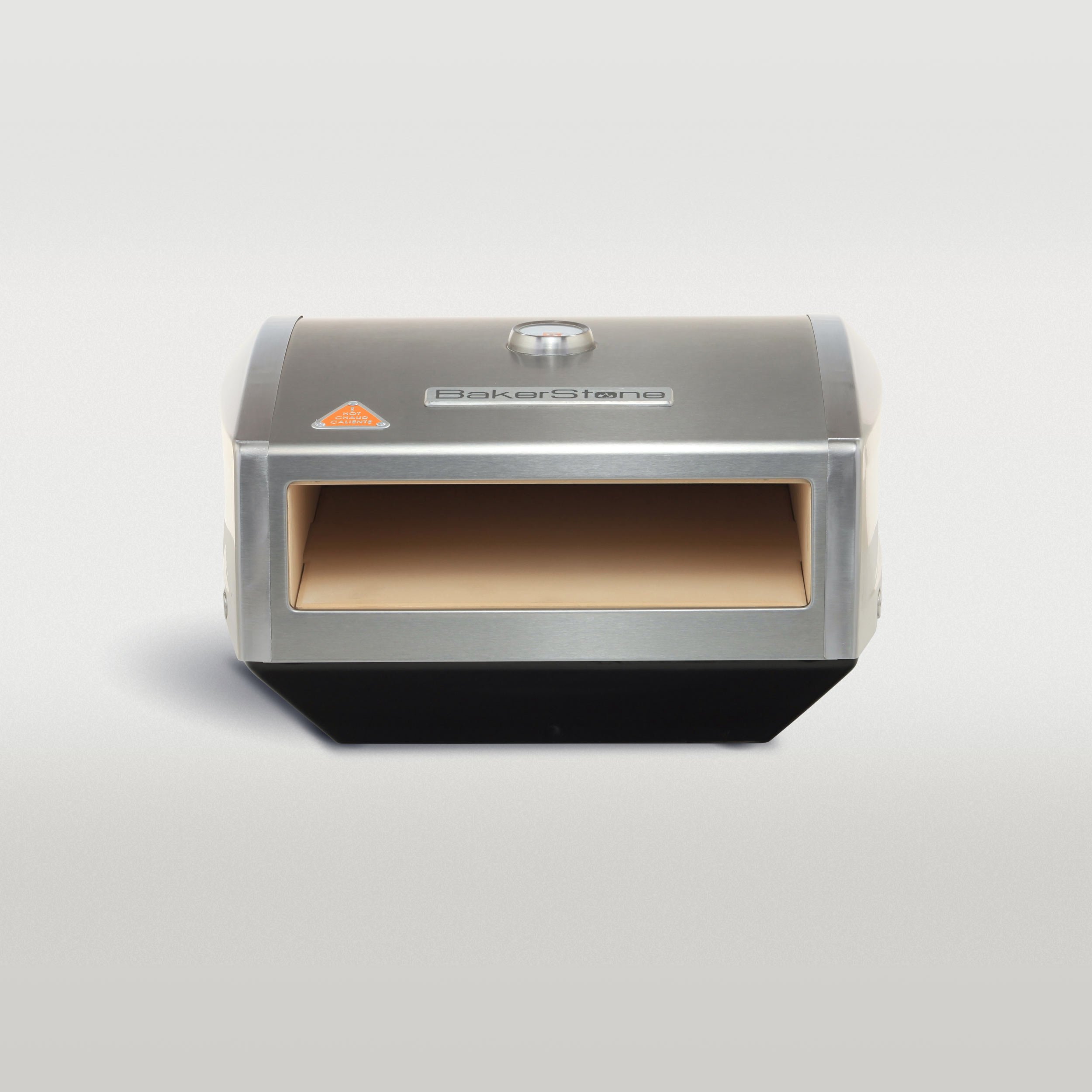 BakerStone Pizza Box - Portable Gas Stove Top Pizza Oven with Stainless Steel Construction | Perfect for Outdoor Camping, Backyard BBQs & Home Pizza Making