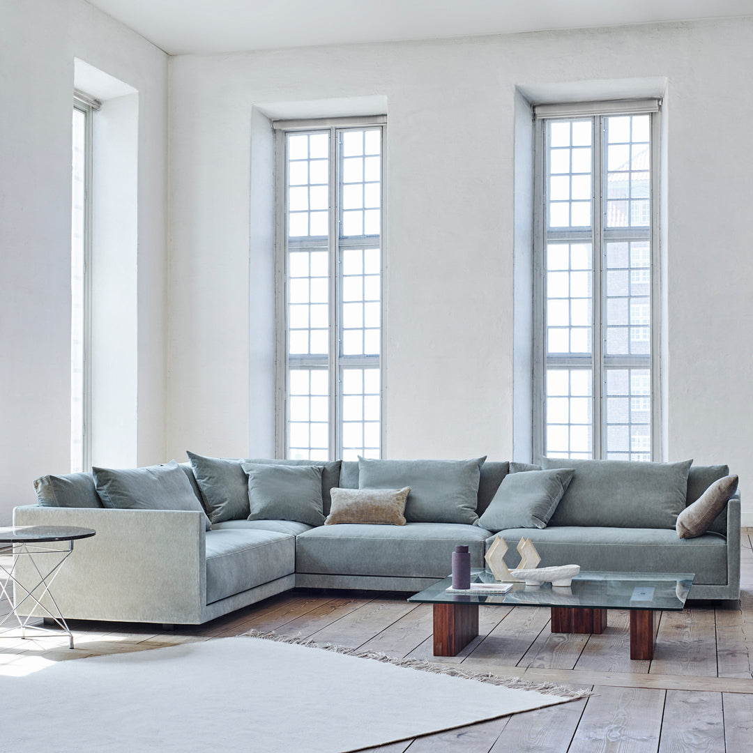 Reversible Drop Sectional Sofa - Modern L-Shaped Couch for Living Room, Home Theater & Lounge Areas - Comfortable Sectional Sofa with Reversible Chaise