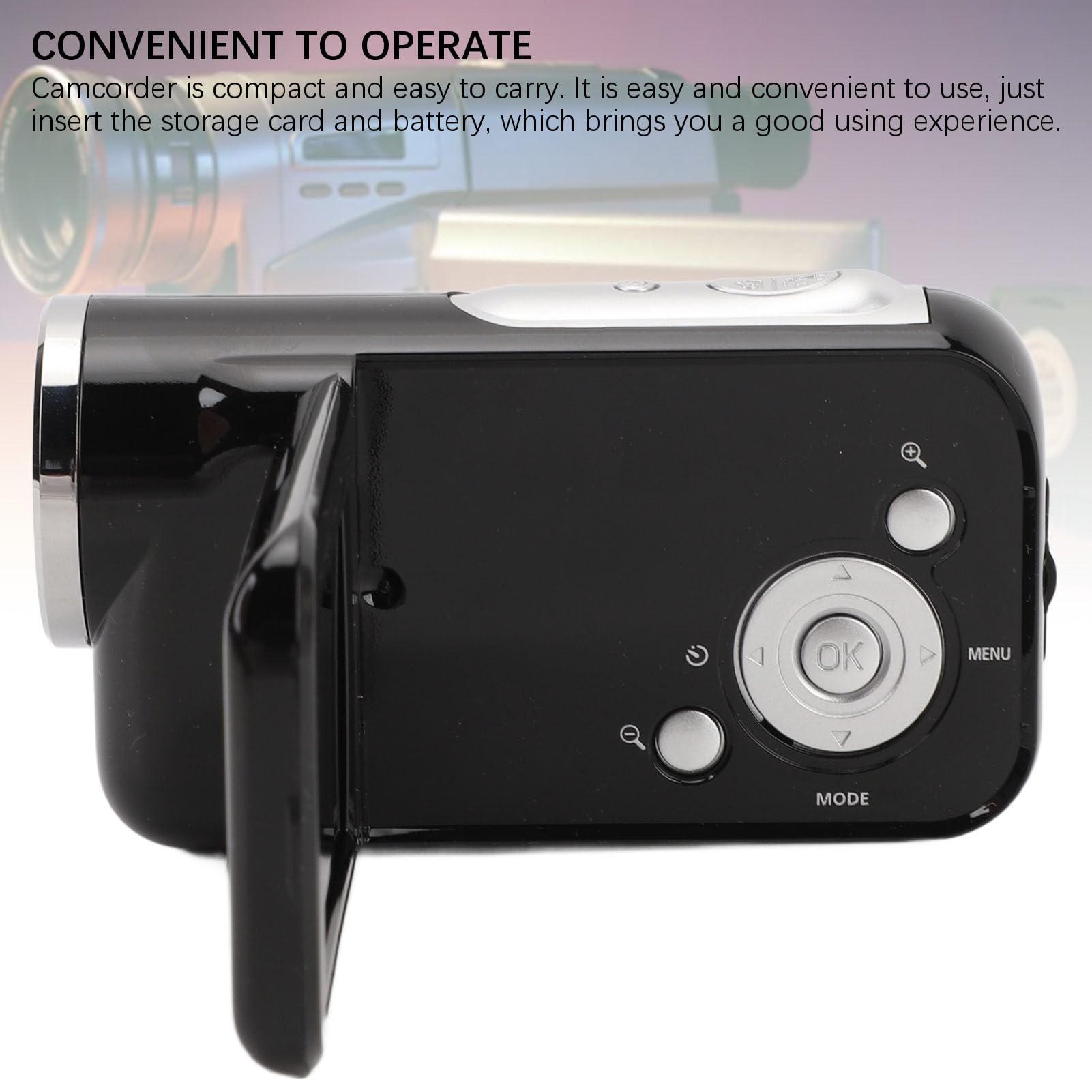 GOWENIC 16MP 1080P Camcorder with 16X Zoom | Travel & Party Recording