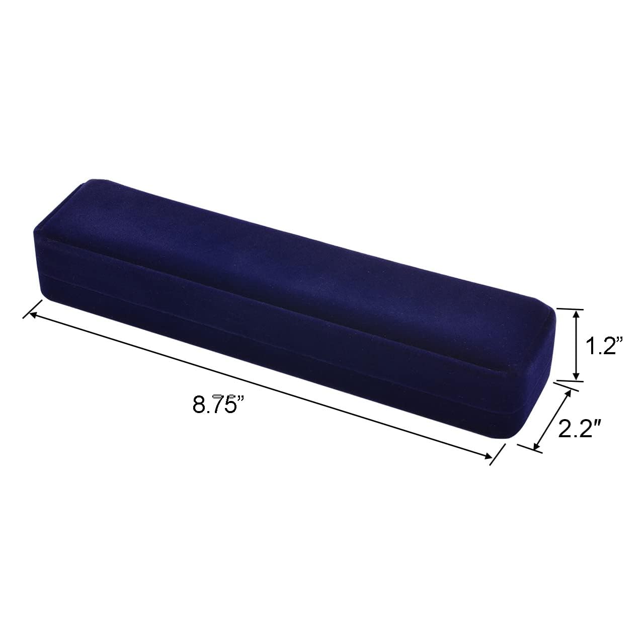 Cosmos Blue Velvet Bracelet Jewelry Gift Box with Marble Pattern Storage Bag - Perfect for Bracelet Storage, Jewelry Organization & Gift Giving