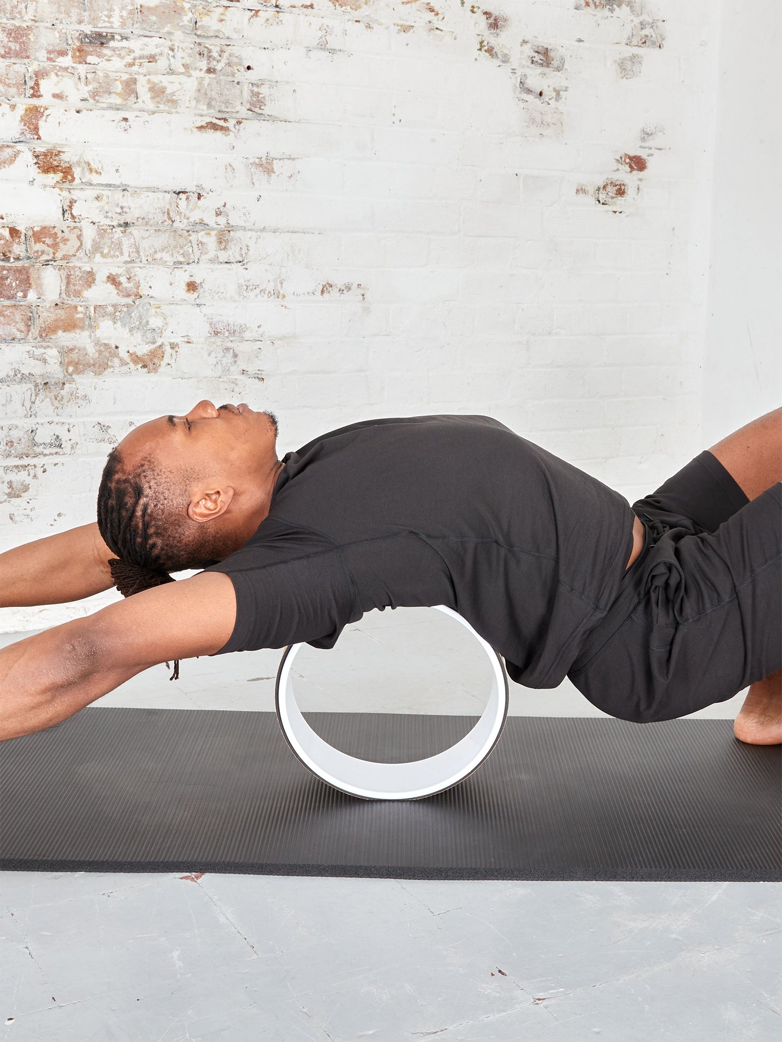 Yogamatters Cork Yoga Wheel for Back Stretching & Flexibility - Premium Eco-Friendly Yoga Prop for Home & Studio Workouts