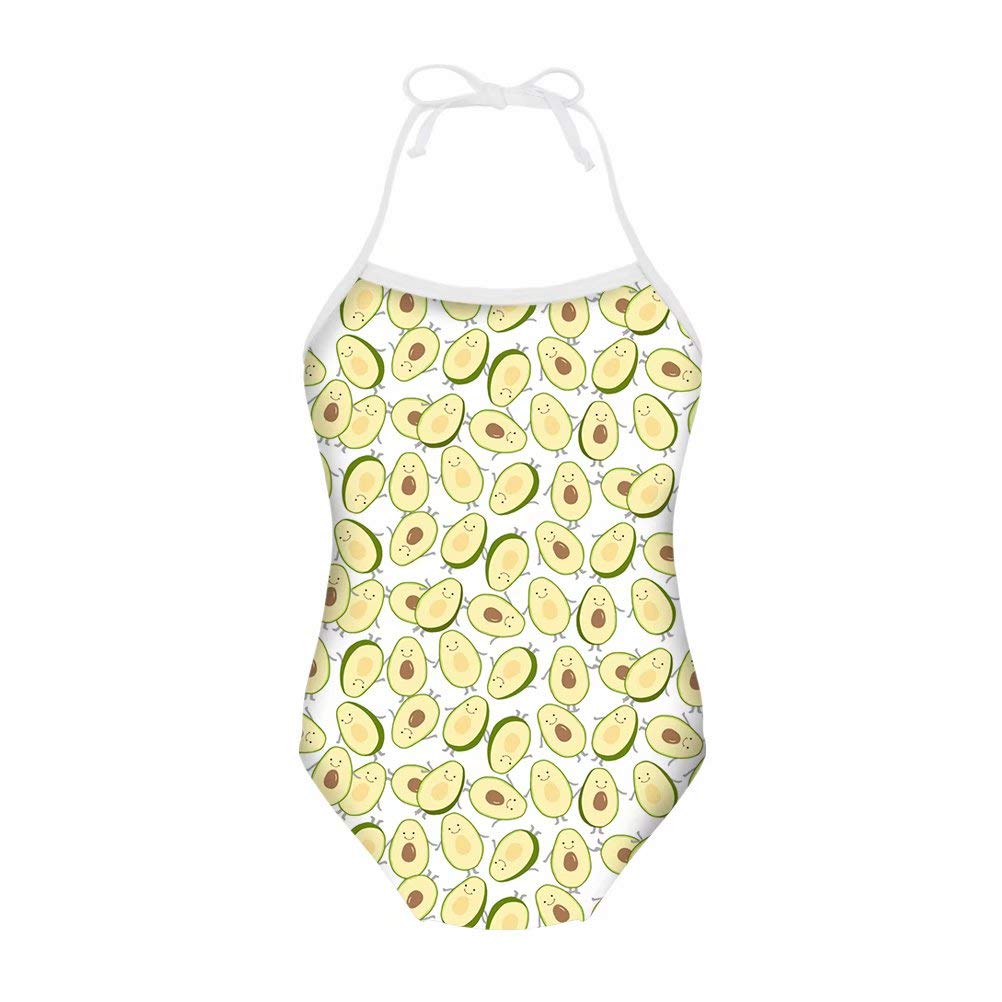 Allcute One Piece Swimsuits for Girls 3-8 Years - Quick Dry, UV Protection, Comfortable Beach & Pool Swimwear for Summer Fun