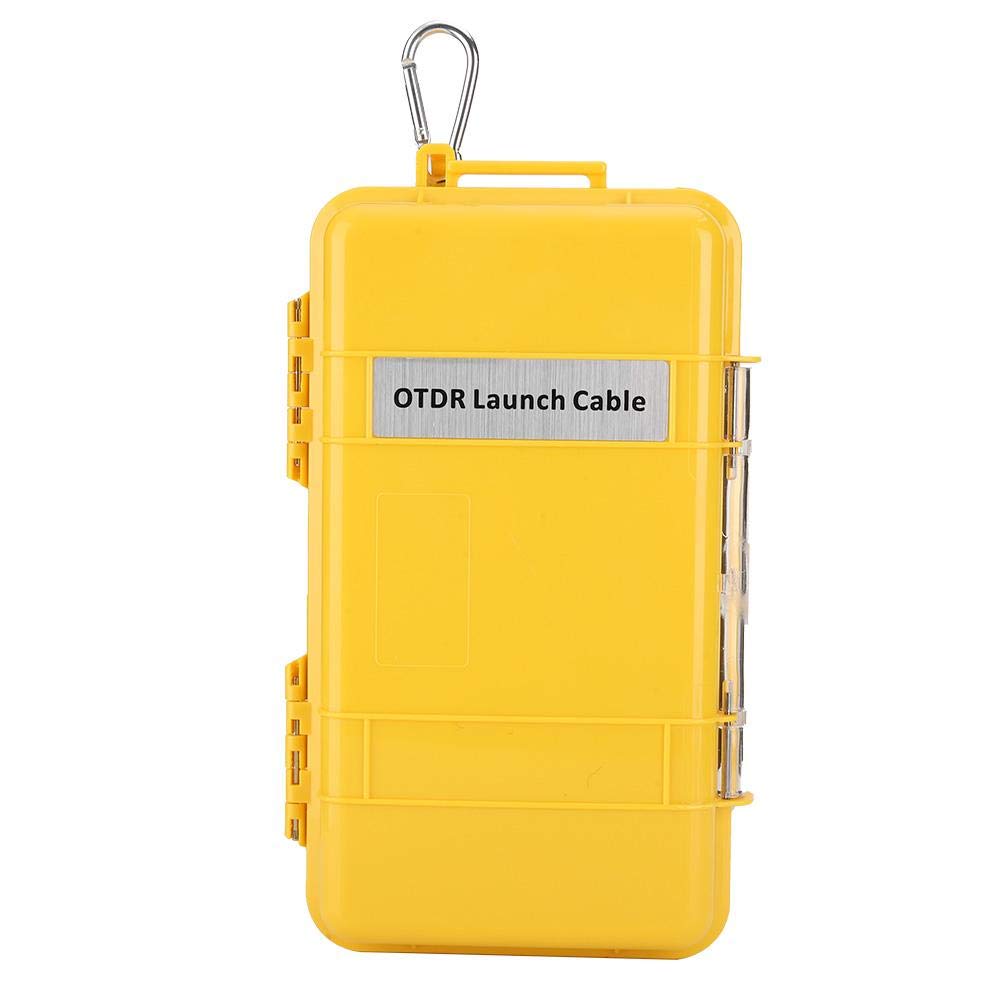 OTDR Launch Cable Box - FC/UPC to FC/UPC 1km Fiber Optic Cable for Optical Time-Domain Reflectometer Testing | Reduce Dead Zone & Improve Accuracy | Ideal for Network Installation, Maintenance & Troubleshooting