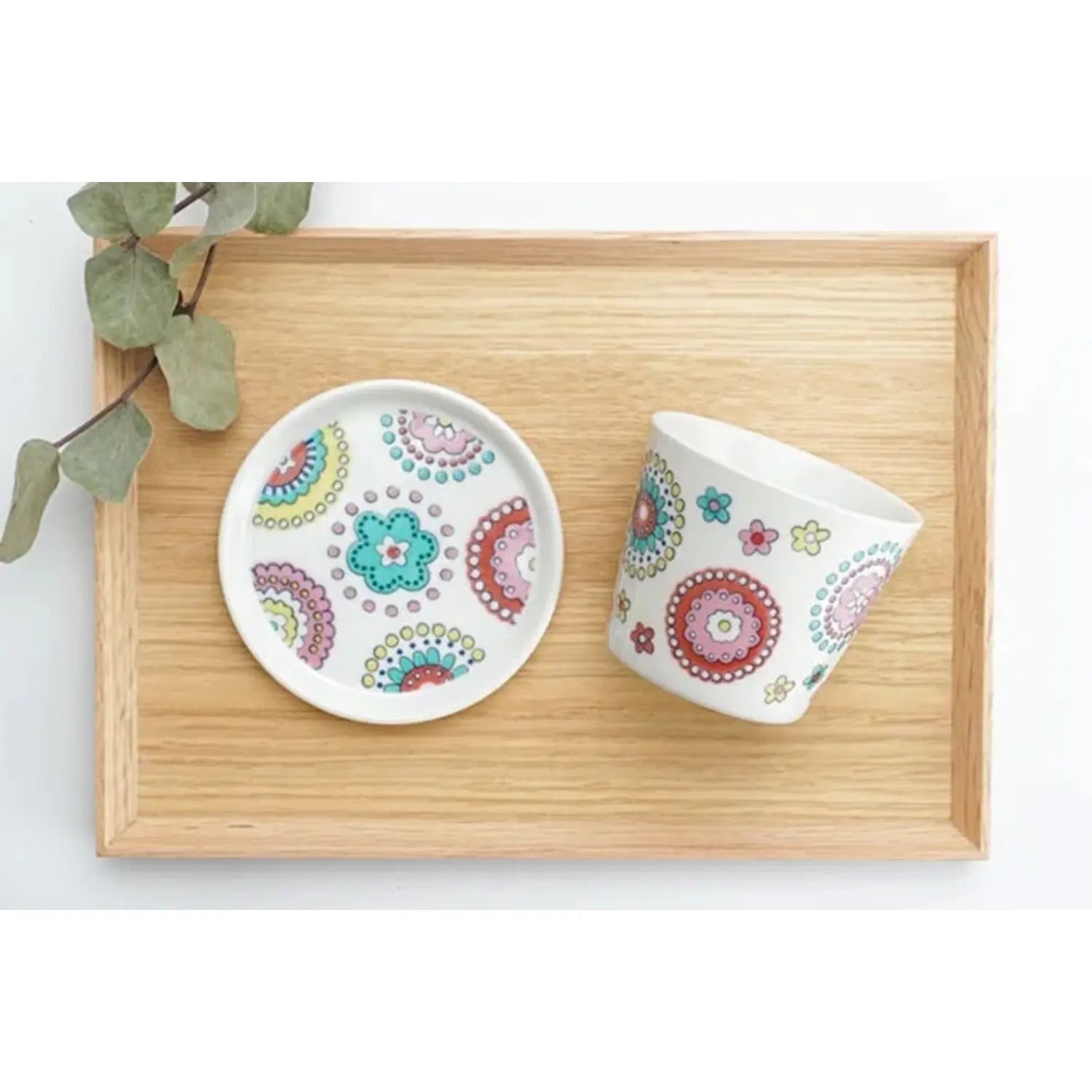 Premium Harekutani Porcelain Soba Choko Cup with Floral Design - Authentic Japanese Sake & Tea Drinking Cup for Traditional Ceremonies, Home Dining & Gift Giving