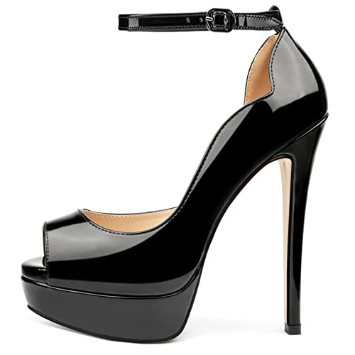 Black Ankle Straps