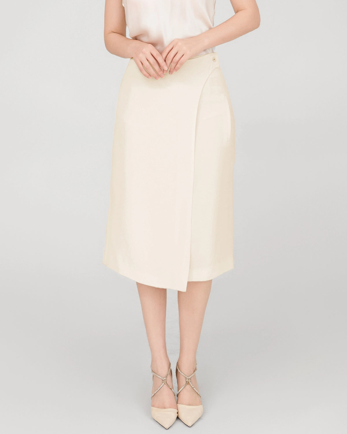 40 Momme Pure Silk Wrap Skirt for Women - Elegant & Comfortable Silk Skirt for Office, Party & Special Occasions