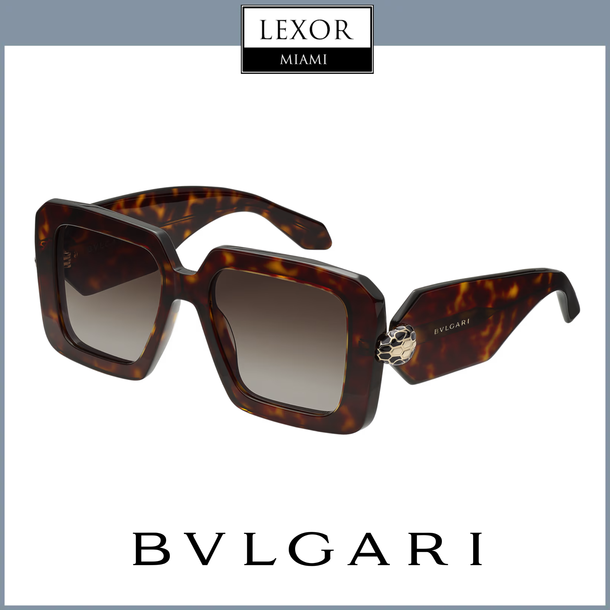 Bvlgari Serpenti BV40006I 5252F Luxury Sunglasses for Women - UV Protection & Stylish Design - Perfect for Travel, Beach, and Everyday Fashion