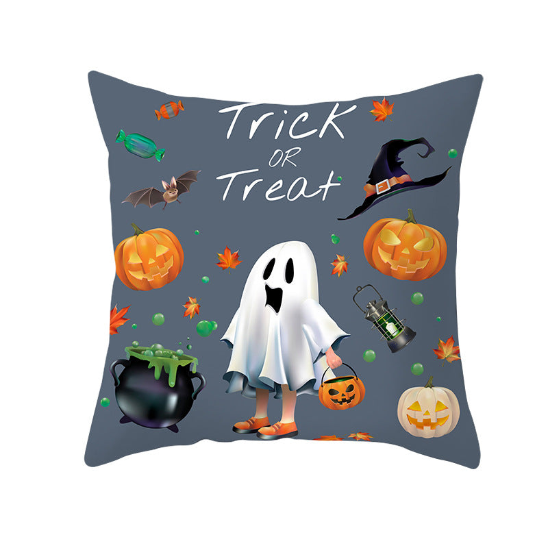 Spooky Halloween Pillowcase - Soft & Comfortable Decorative Pillow Cover for Halloween Decorations - Perfect for Home, Party, and Seasonal Decor