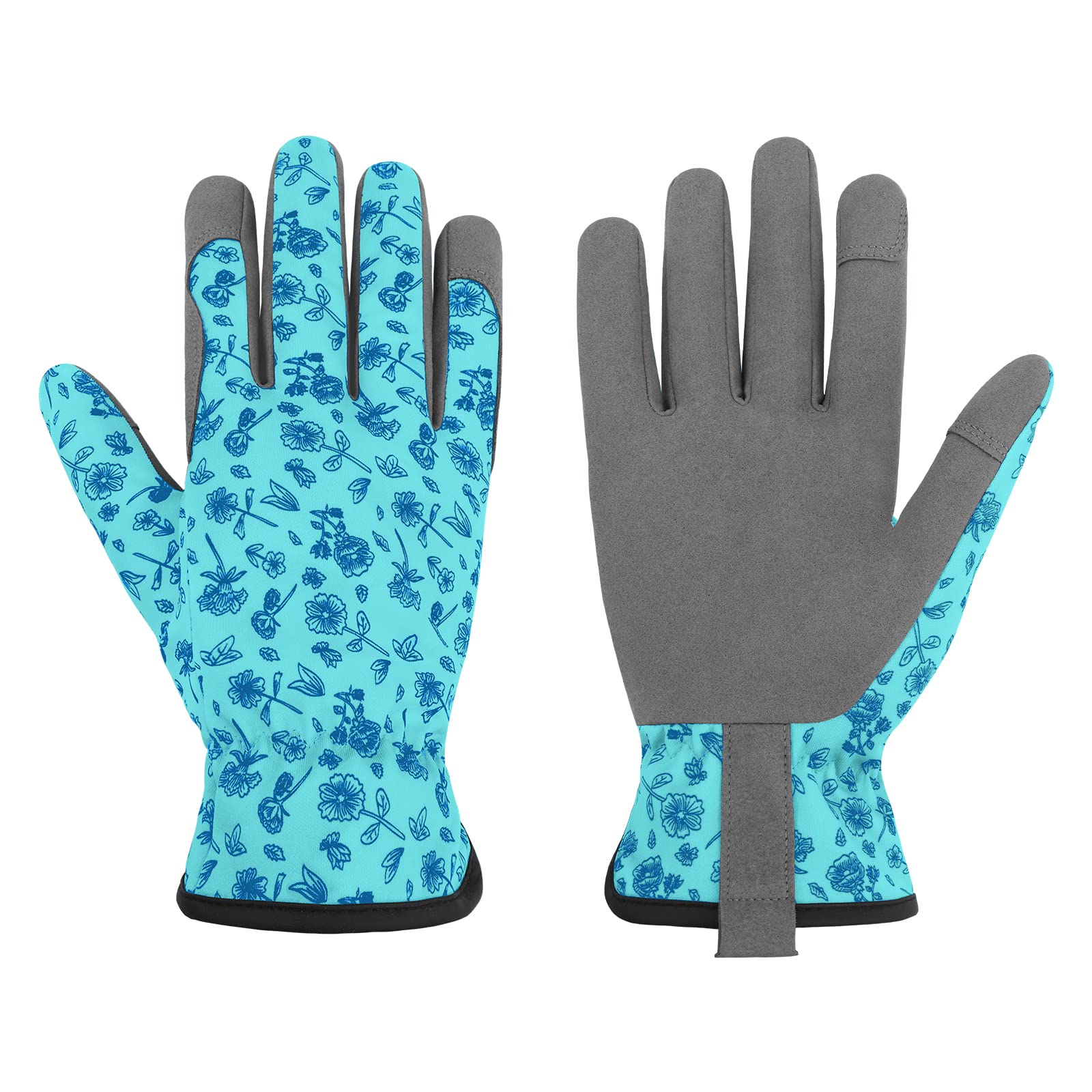 Women's Long Thorn Proof Gardening Gloves - Soft Leather Comfortable Work Gloves for Planting, Cleaning, Digging - Perfect for Outdoor Gardening, Landscaping & Yard Work