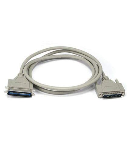 6ft IEEE 1284 Parallel Printer Cable - DB25 Male to CN36 Centronics Male (M/M) - Compatible with Dot Matrix Printers, Scanners & Legacy Devices
