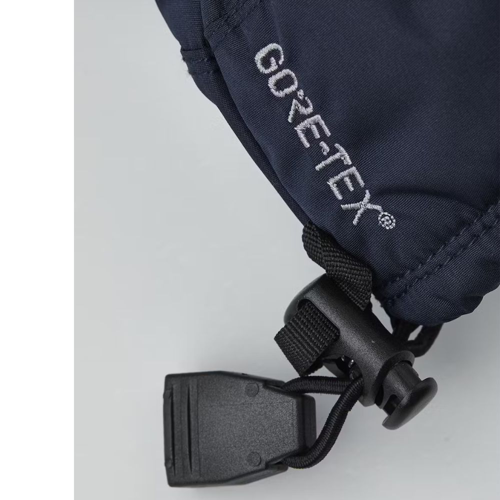 Hestra Kids Ski Mittens - Waterproof Gore-Tex Gauntlet Gloves for Cold Weather, Dark Navy (31581 290) - Perfect for Winter Sports & Snow Play