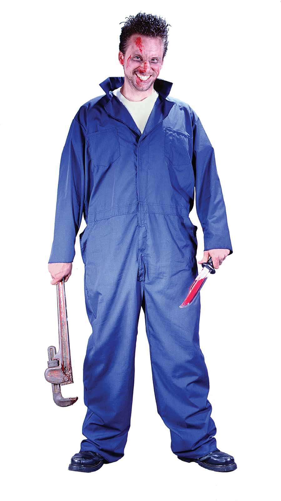 Fun World Costumes Killer Jumpsuit - Adult Halloween Costume, Horror Movie Outfit for Cosplay & Theme Parties