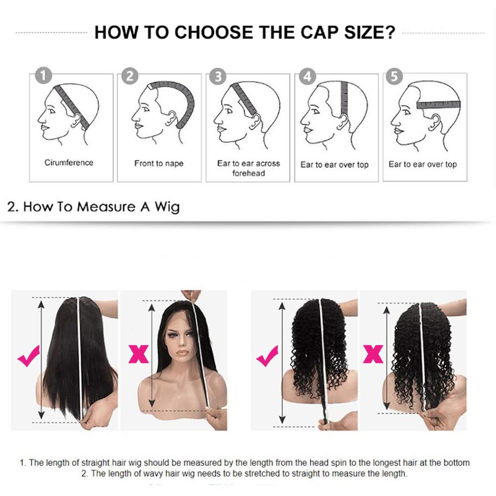 28 Inch Straight Lace Front Wig Human Hair - Glueless 13x4 HD Lace Frontal Wig with Baby Hair & Pre-Plucked Hairline | Perfect for Daily Wear, Cosplay, and Special Occasions