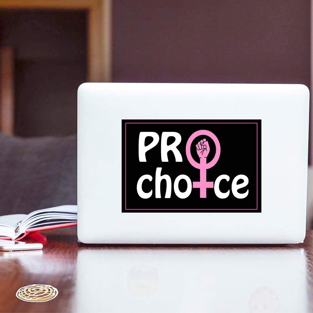 10 Pack Pro Choice Stickers - Feminist Women's Rights Uterus Decals - Waterproof Vinyl for Laptop, Car, Window & Bumper - Perfect for Activism, Protest Signs & Personal Expression
