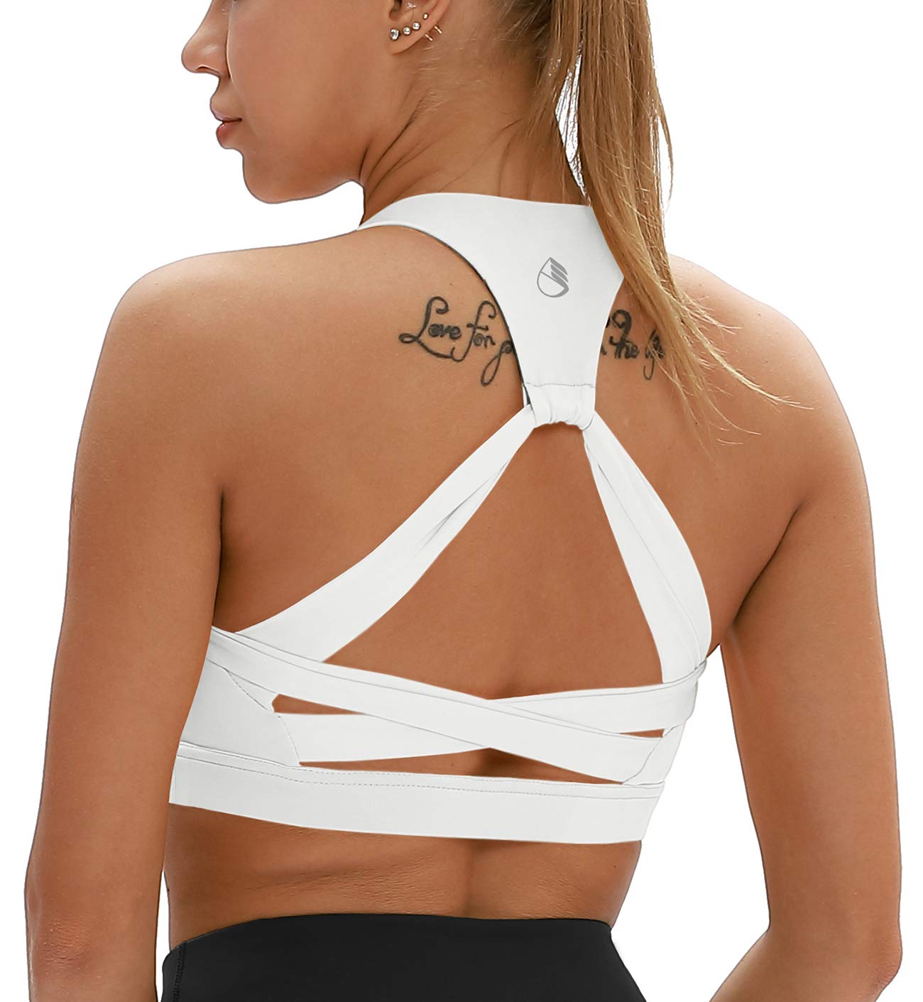 Icyzone Women's Workout Sports Bras - High Support Fitness Athletic Running Bra, Activewear Yoga Tops for Gym, Running & Yoga