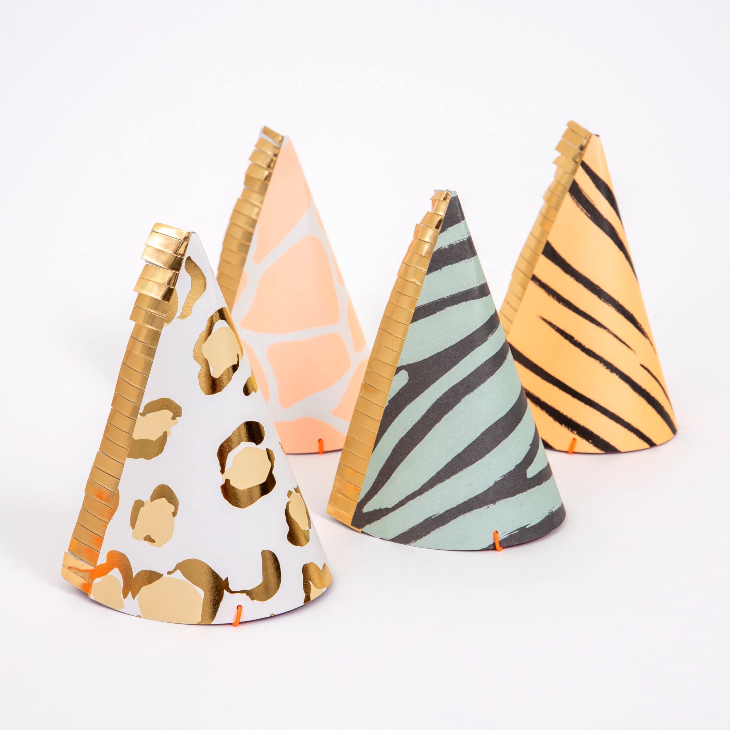 **Meri Meri Birthday Party Hats - Pack of 8 Colorful Cone Hats for Kids & Adults | Fun Birthday Party Supplies for Celebrations & Festive Events**