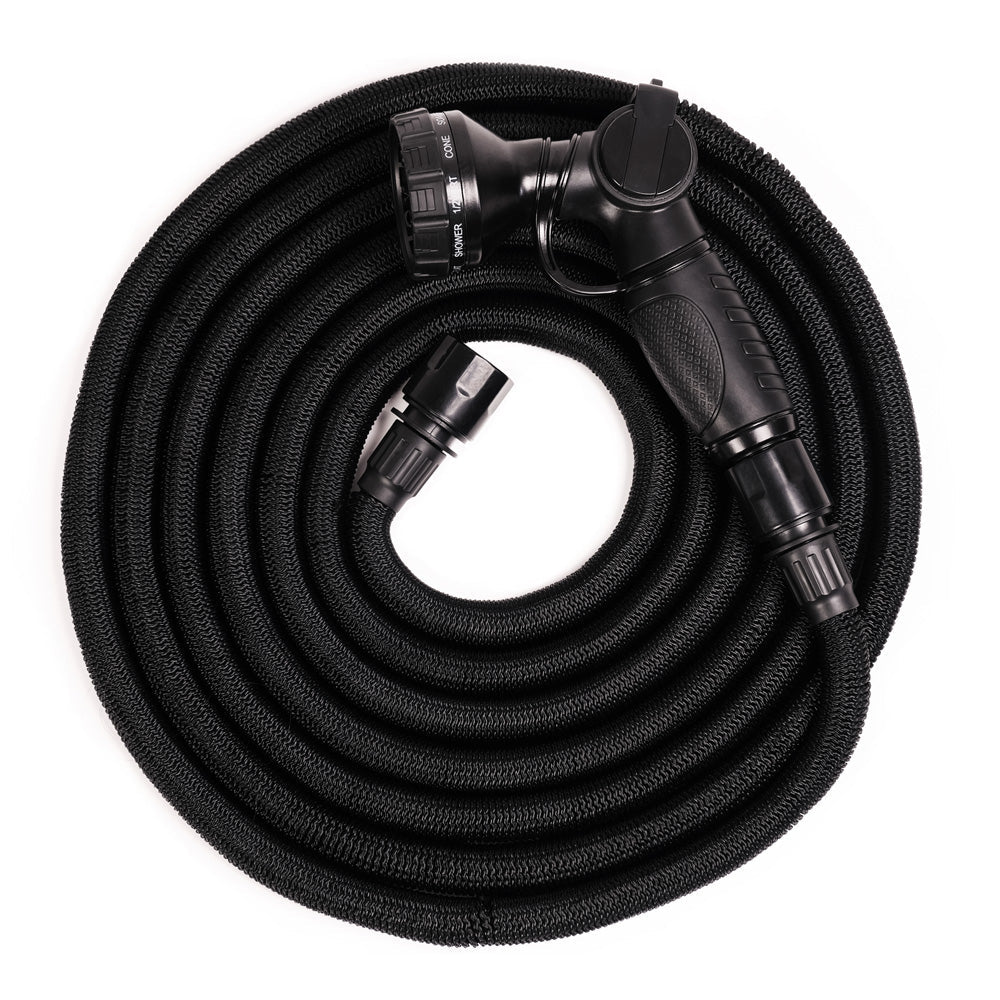 Premium Heavy Duty Garden Hose Set - 50ft Expandable Water Hose with 10 Spray Nozzle Patterns, Leak-Proof & Kink-Free - Perfect for Lawn Care, Car Washing, and Outdoor Cleaning