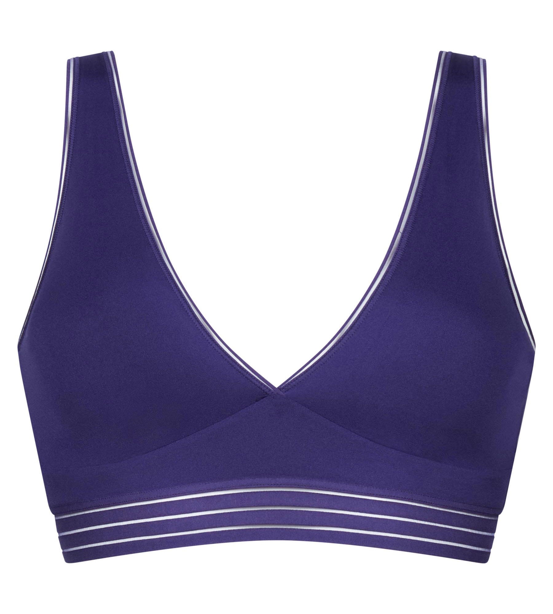 Oh My Dim's Wireless Triangle Bralette - Soft Microfiber Comfort Bra for Women, Light Support, Breathable & Seamless - Perfect for Yoga, Lounge & Sleep Wear