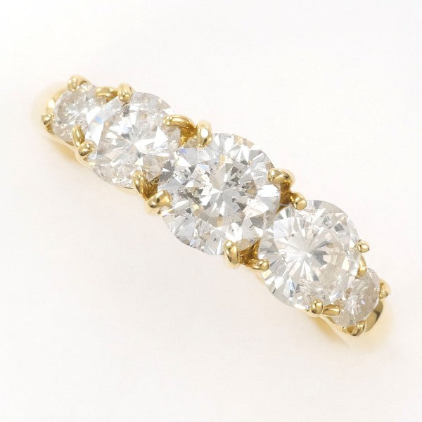 18K Yellow Gold Diamond Ring with Certificate - Elegant Jewelry for Engagement, Wedding & Special Occasions