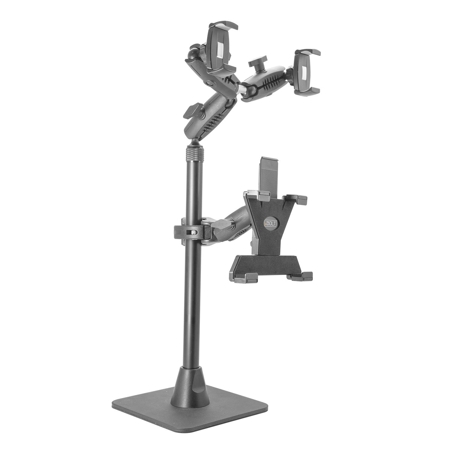 iBOLT Stream-Cast Creator Custom Mount Kit - 60+ Variations for iPhone 11 Pro & Samsung Galaxy S10/Note 20 - Perfect for Live Streaming, Tutorial Videos, Photography - Ideal for Crafters, Bakers & Artists - Home Studio & Content Creation Setup