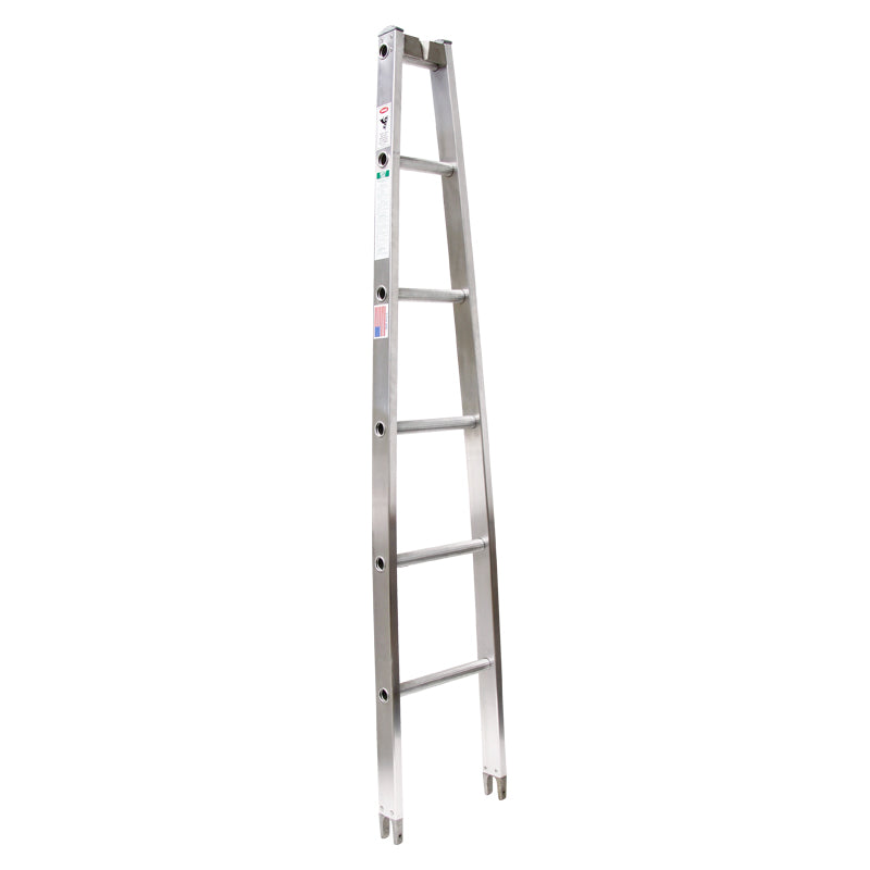 Lightweight Metallic Aluminum Sectional Ladders for Home & Construction - Adjustable Multi-Purpose Ladder for Roofing, Painting, and DIY Projects
