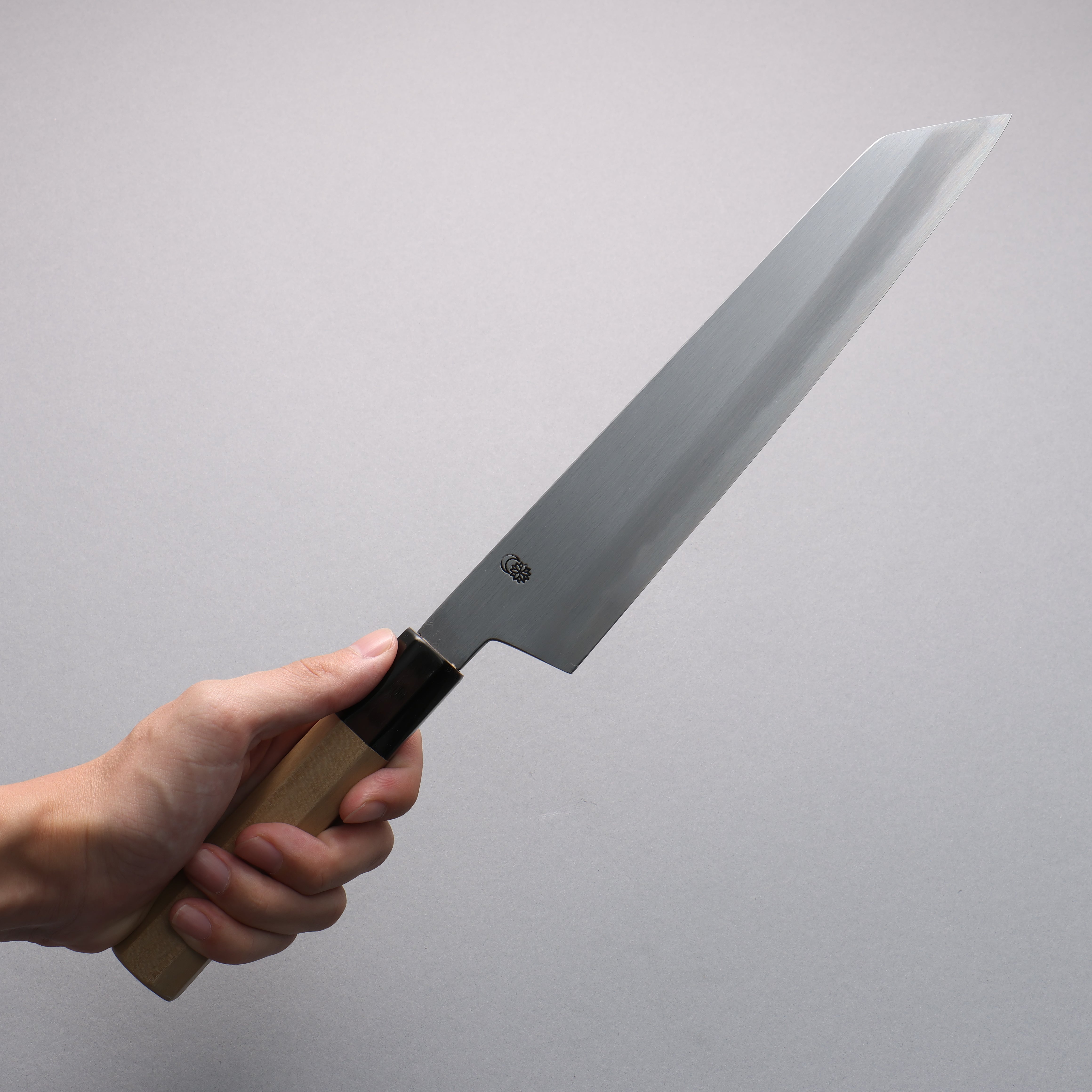Premium Kikuzuki White Steel No.2 Kiritsuke Gyuto 240mm Japanese Chef Knife - Magnolia Wood Handle for Professional Sushi, Sashimi & Asian Cuisine Preparation