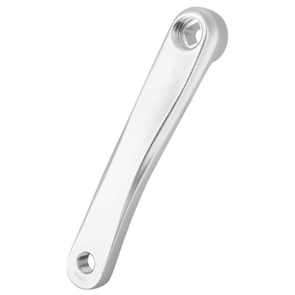 **Premium Bike Crank Arm - 170mm Aluminum Alloy Left Crank Arm for Bike Repair & Replacement - Fits Multiple Bike Models (Silver, Diamond Hole) - Durable & Stylish for Road Bikes, Mountain Bikes & Commuting**