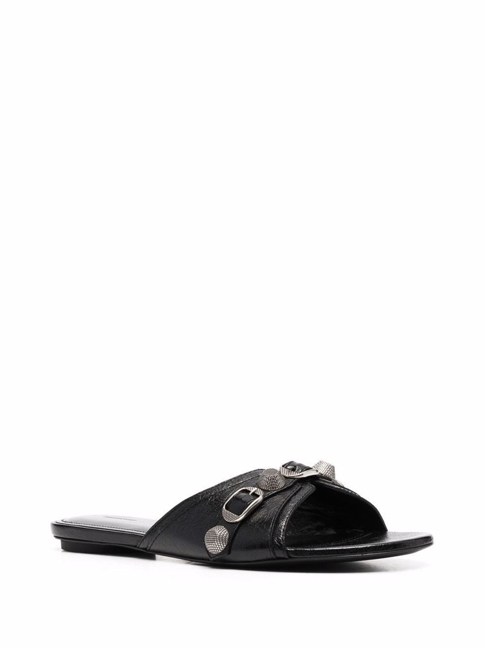 Balenciaga Black Sandals for Women - Luxury Designer Slide Sandals | Perfect for Summer, Beach, and Casual Outfits