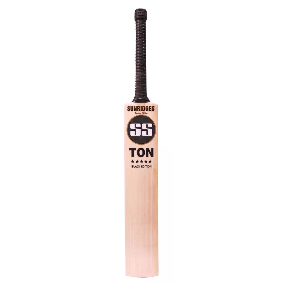 SS Retro Black Edition Adult Cricket Bat - Premium Wooden Cricket Bat for Men & Women - Perfect for Practice, Matches & Backyard Cricket Games