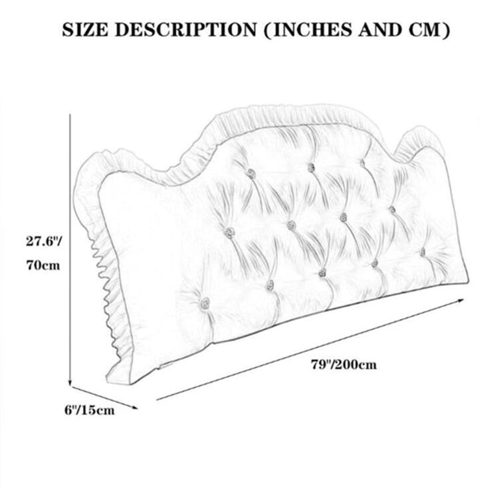 **King Queen Twin Headboard Pillow - Large Reading & Backrest Support Cushion for Sofa, Bed, Floor - Lumbar Wedge Bolster Pillow (79/200cm, Pink) - Perfect for Reading, Relaxing & Back Pain Relief**