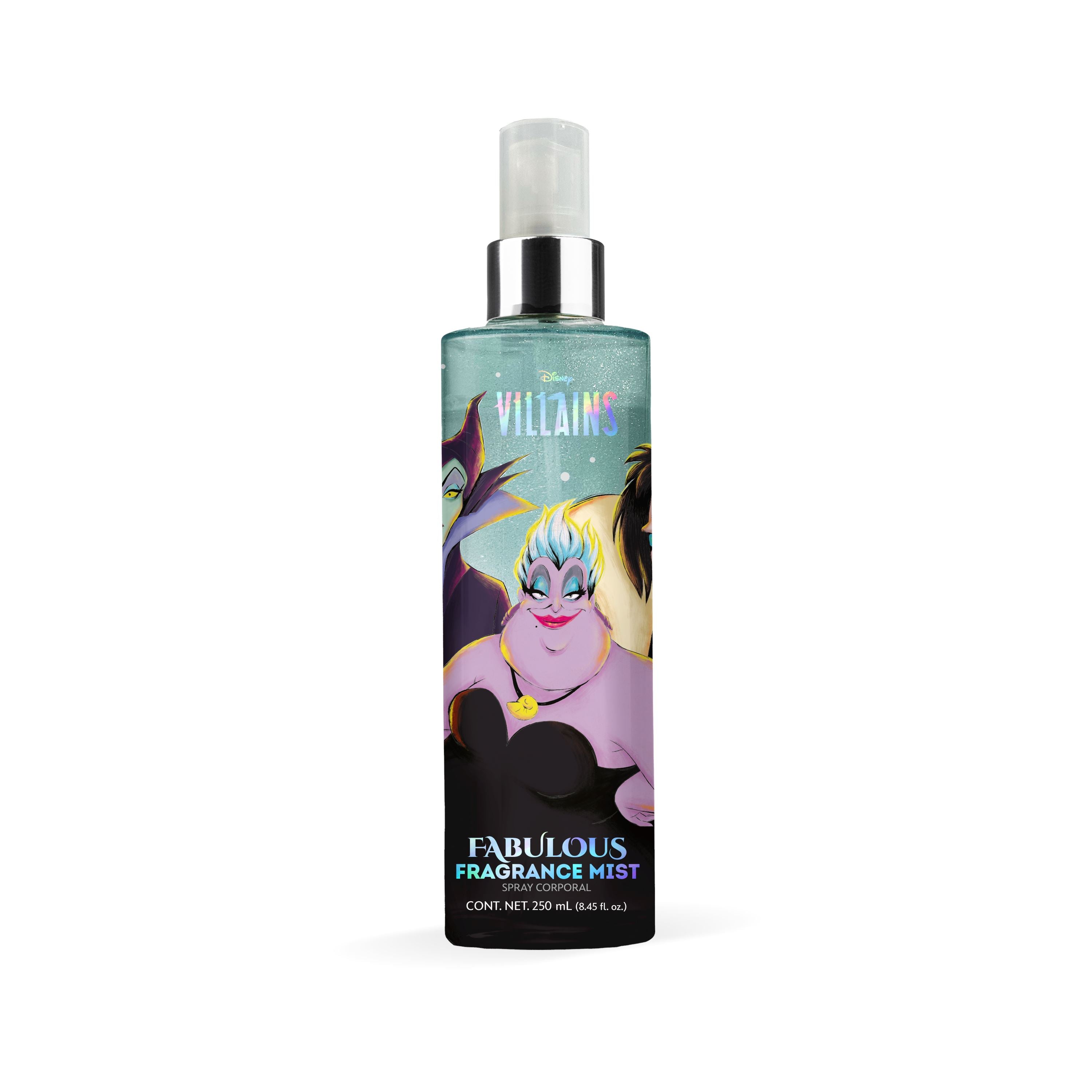 Disney Villains Fragrance Mist Set - Multi-Character Perfume Body Spray for Women | Perfect for Cosplay, Gift Giving & Themed Parties