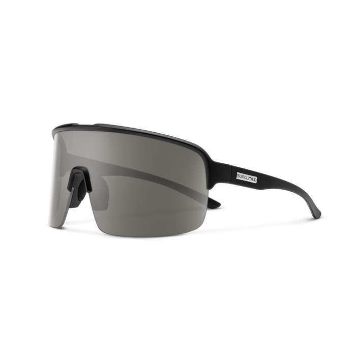 Amplify Matte Black Sunglasses with Polarized Gray Lenses - UV Protection for Outdoor Sports & Driving
