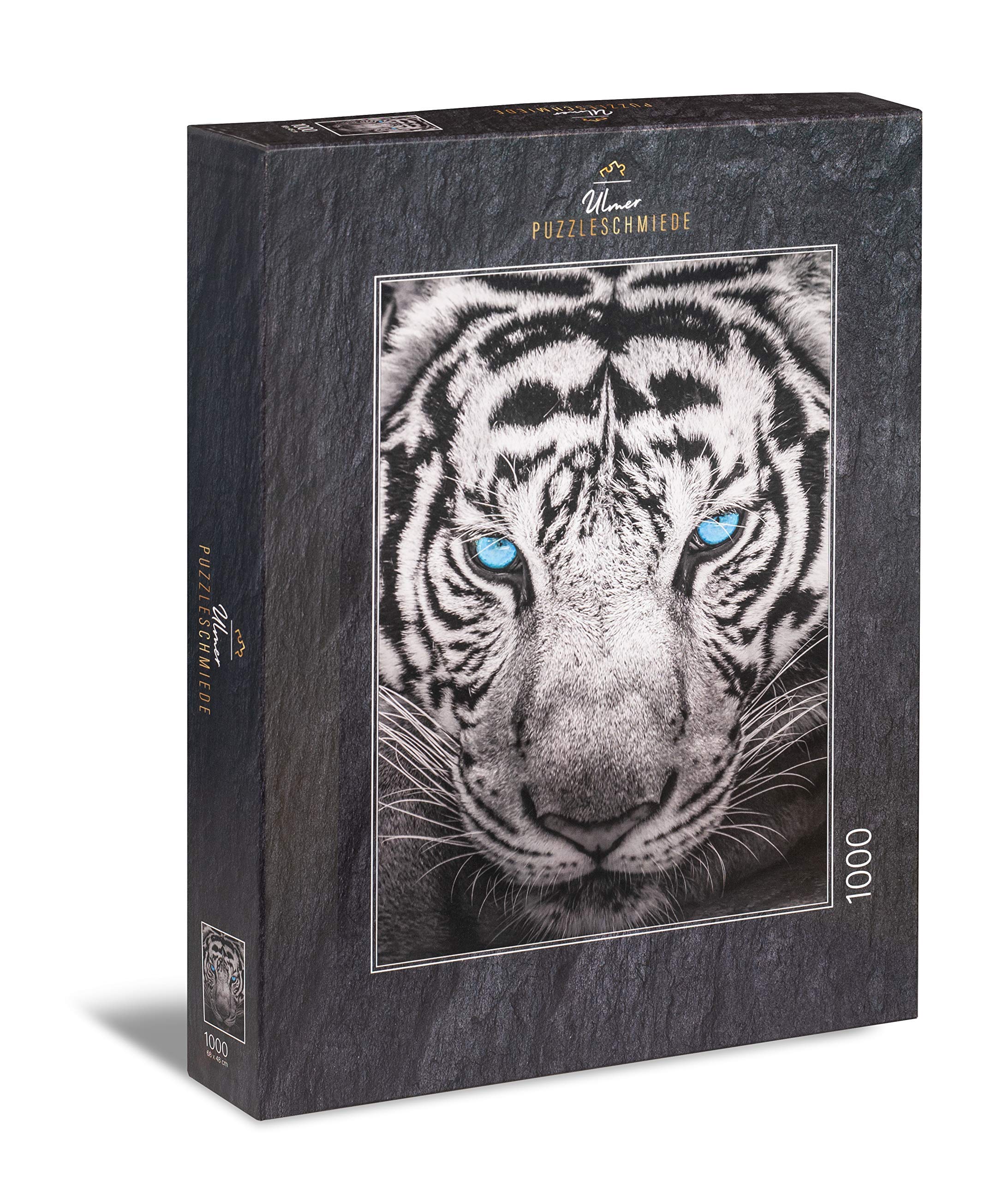 Majestic Tiger 1000-Piece Jigsaw Puzzle - High-Quality Animal Art Puzzle for Adults - Perfect for Relaxation, Home Decor & Gift Giving