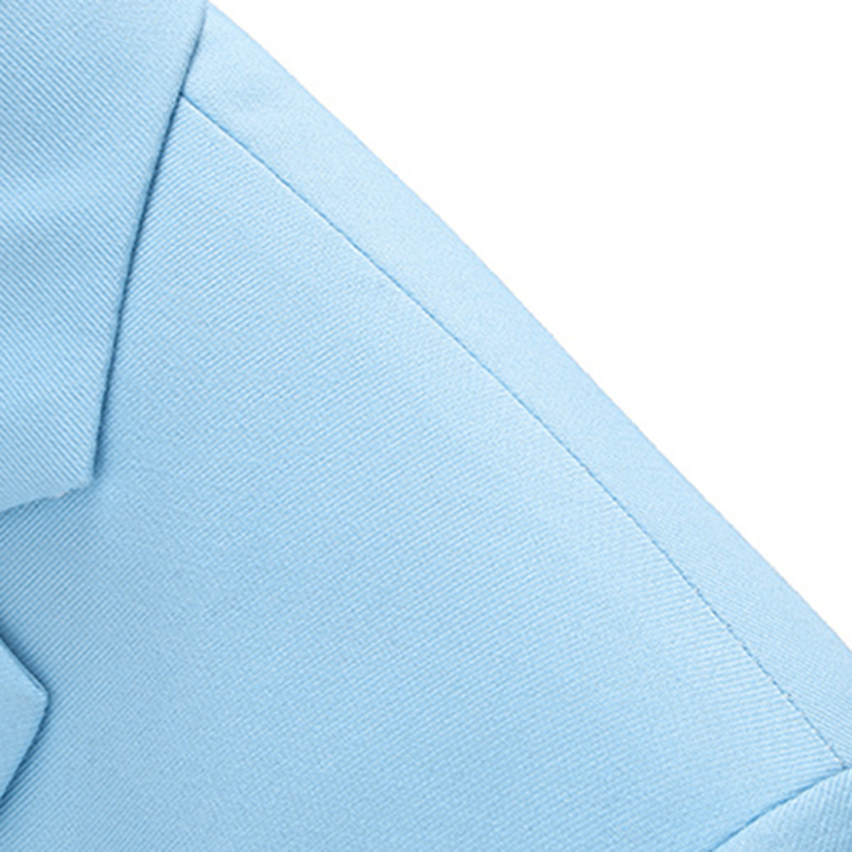 2 Piece Slim Fit Light Blue Men's Suit - Elegant Business & Formal Wear for Weddings, Office & Special Occasions