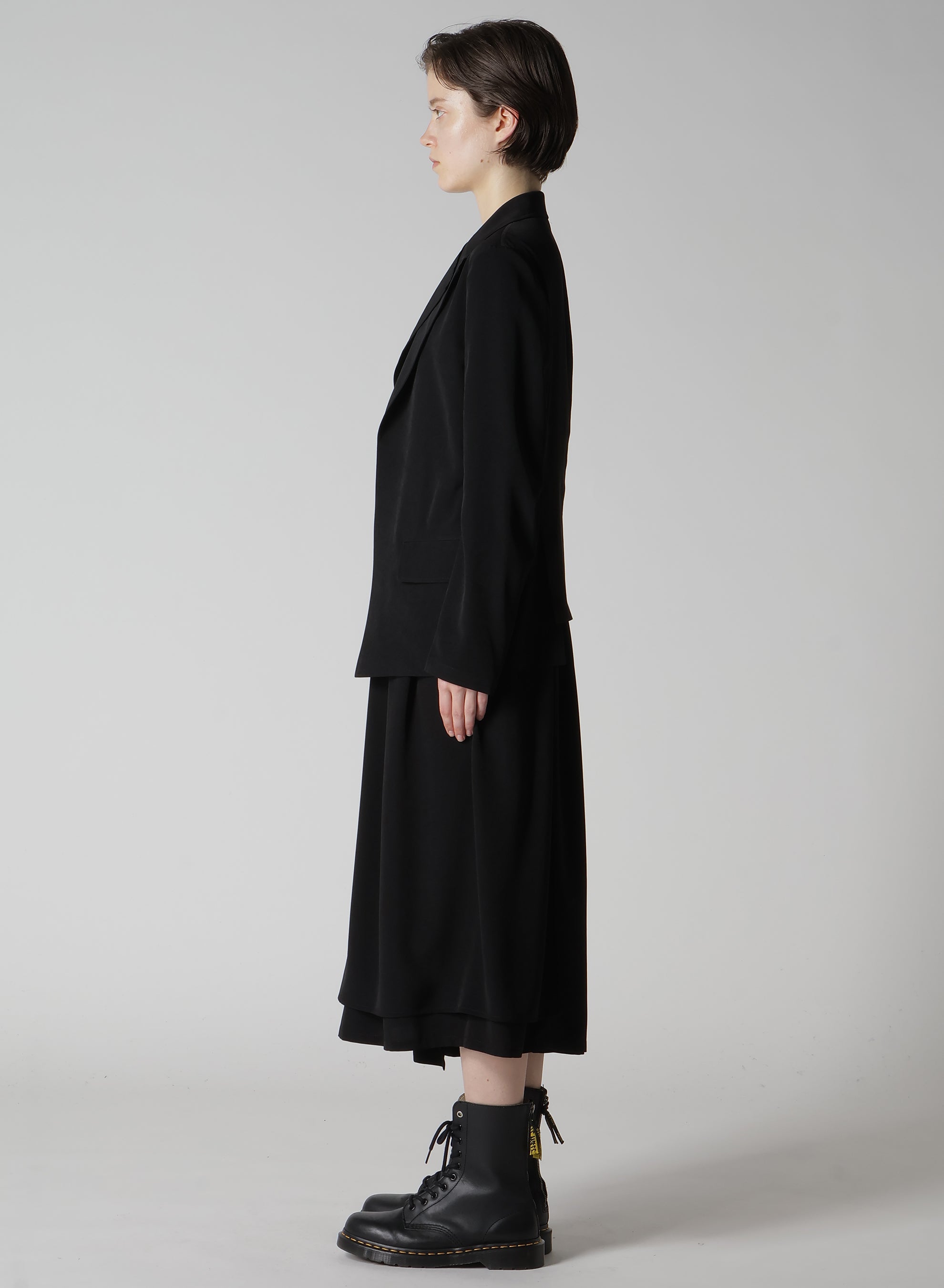Elegant Crepe de Chine 2-Layer Jacket for Women - Lightweight & Stylish Outerwear for Office, Travel & Casual Wear