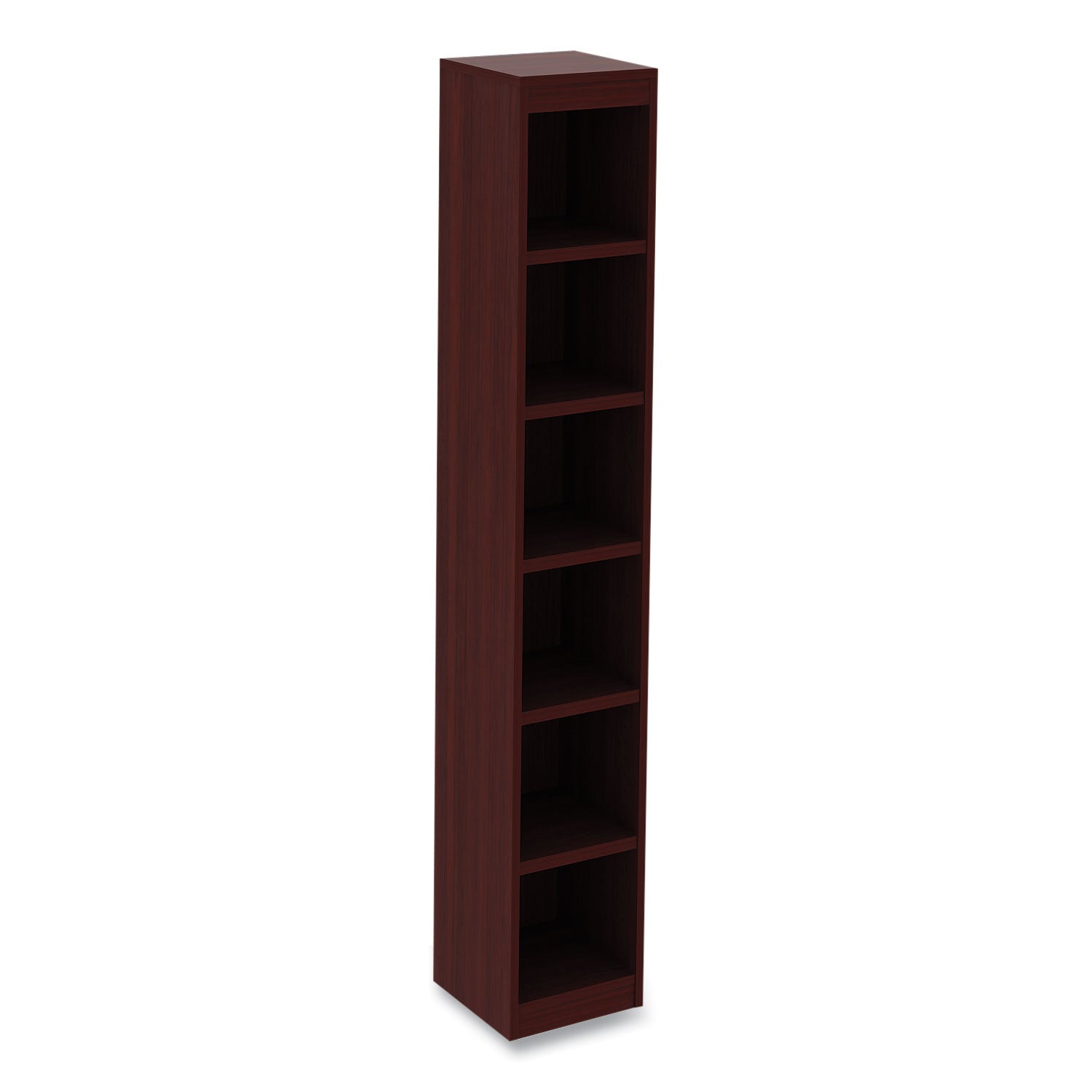 Alera Valencia Series Narrow Profile 6-Shelf Bookcase - 11.81