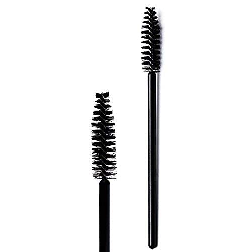 MAPPERZ Professional Eyelash Extension Wands - 10 Pack Black Mascara Brushes for Eyebrow & Lash Styling, Makeup Applicator & Comb Tool - Perfect for Salon, Home Use & Professional Makeup Artists