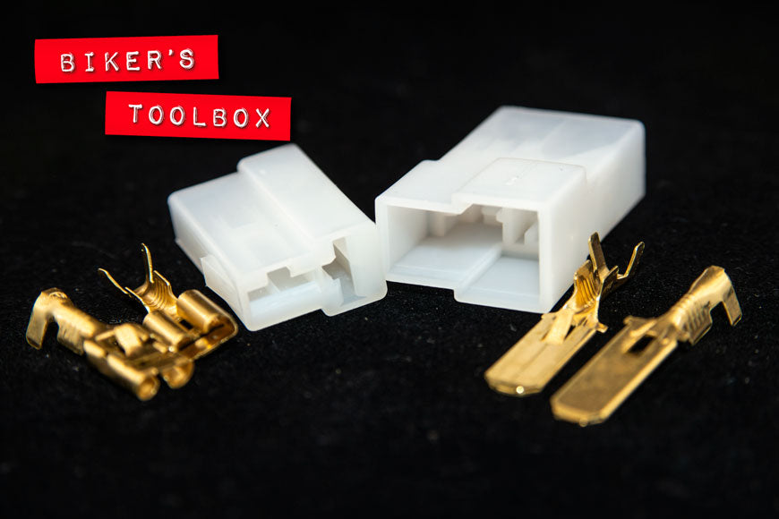 2-Way T-Style 6.3mm Block Connector - High-Quality Electrical Terminal for Automotive, Marine, and DIY Projects - Perfect for Wiring Harnesses, Battery Connections, and Electrical Repairs