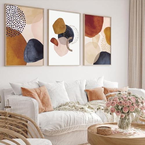 Oange,Blue,Abstract