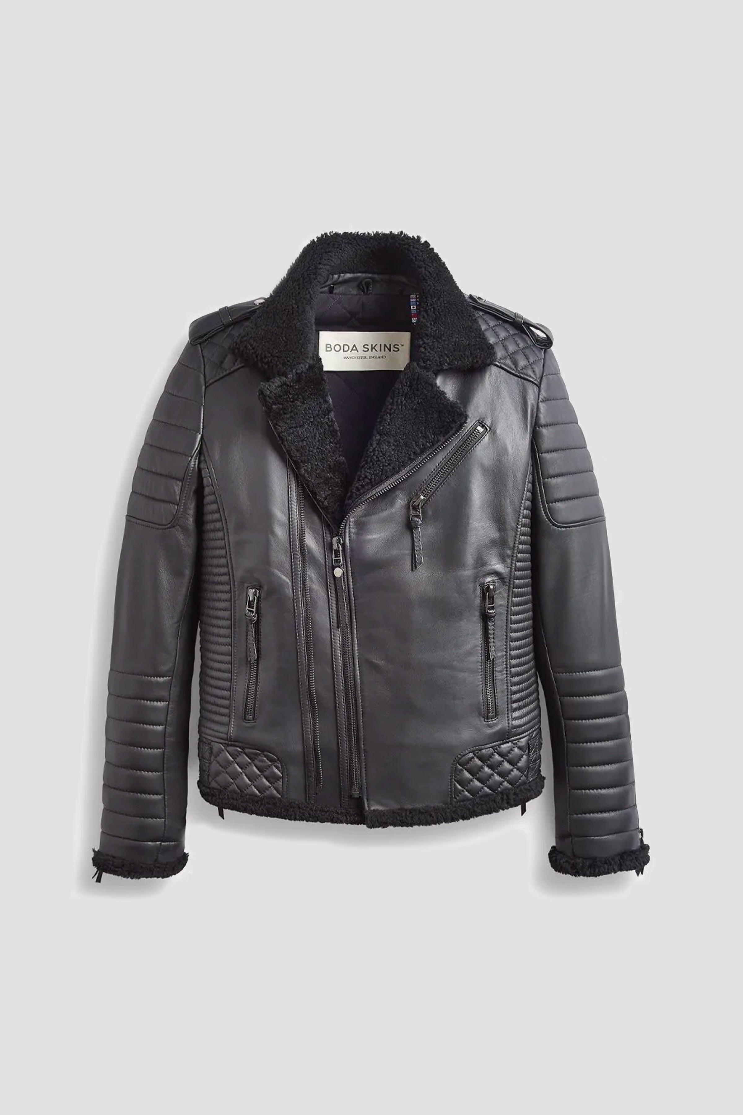 Kay Michaels Men's Shearling Jacket - Premium Winter Coat for Cold Weather, Outdoor Activities & Casual Style