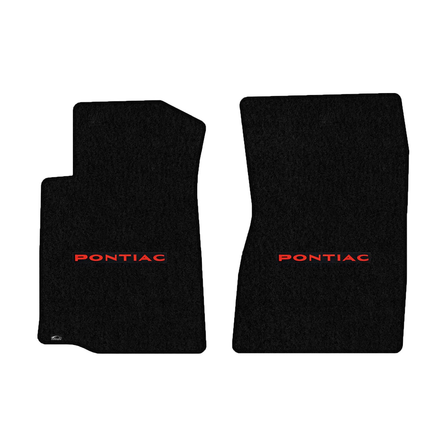 Premium Custom-Fit Carpet Floor Mats for Pontiac G8 2008-2009 - Luxury Black with Red Accent (2-Piece Set) - Perfect for Daily Commuting & Road Trips