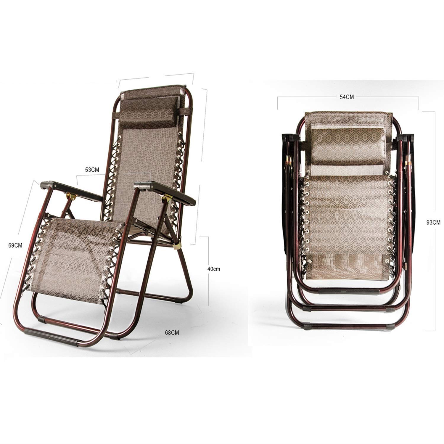 Portable Folding Chair - Lightweight Multi-Function Recliner for Office, Lunch Break, Beach, Garden & Sun Lounging | Indoor & Outdoor Use