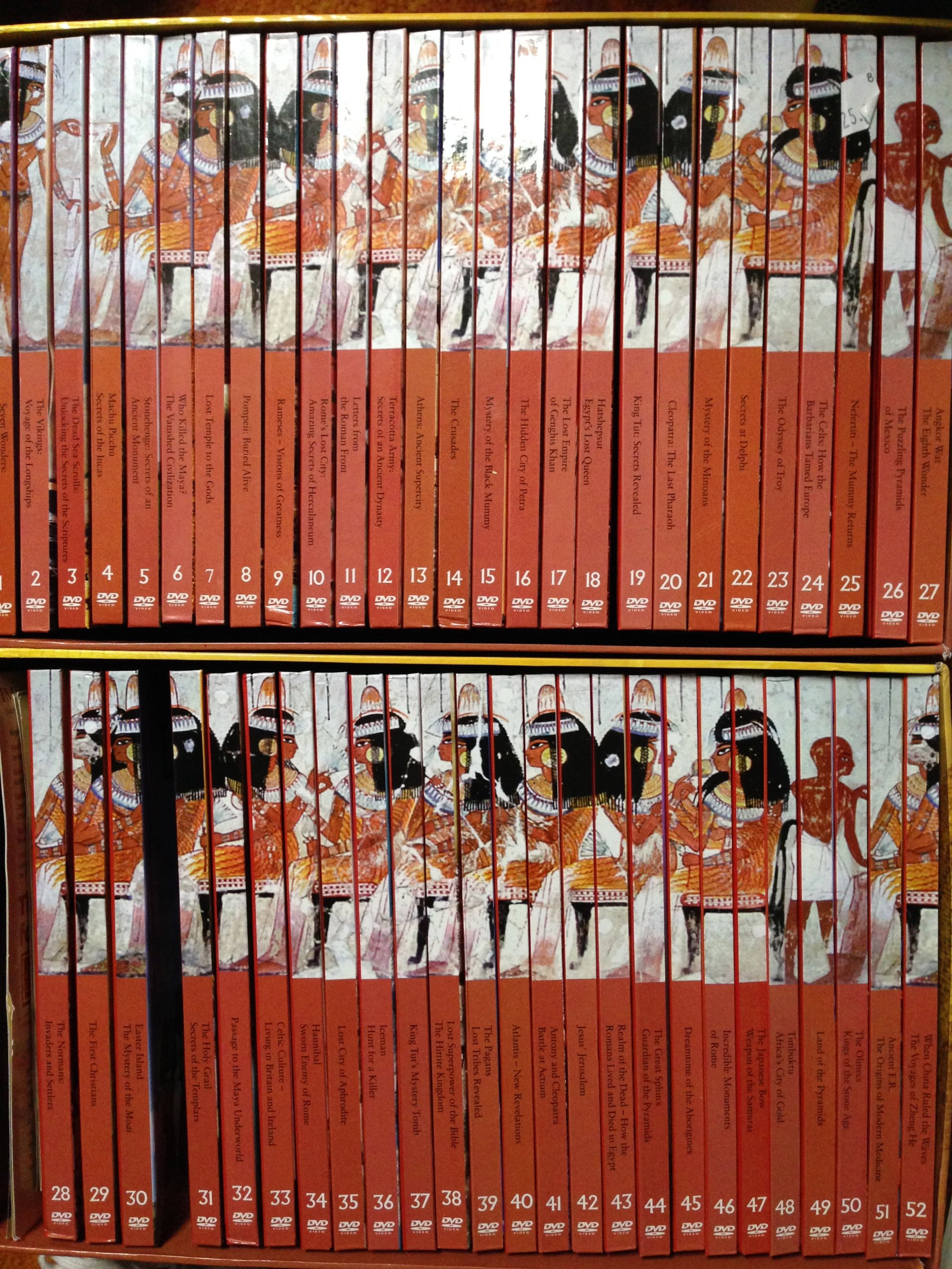 Ancient Civilizations Complete 52 DVD Collection - History Documentary Series for Home Learning & Classroom Education