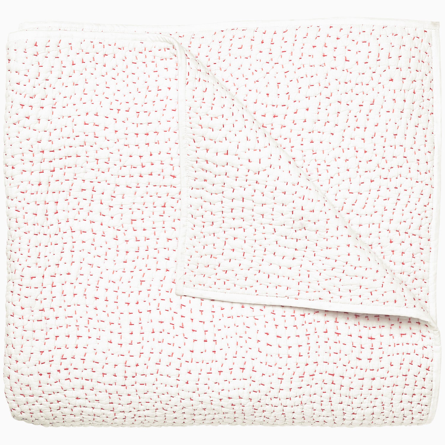 Organic Hand-Stitched Lotus Quilt - 100% Cotton, Breathable & Hypoallergenic Bedding - Perfect for Cozy Nights, Guest Rooms & Boho Home Decor